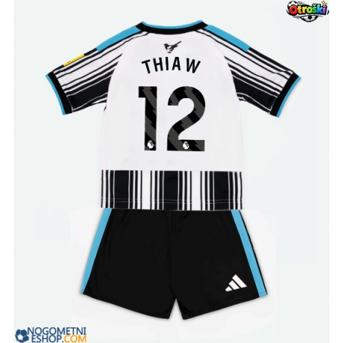 Otroški Nogometni dresi Newcastle United Malick Thiaw #12 Domači 2026-27 Kratek Rokav (+ Kratke hlače)